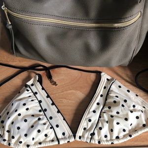NWOT Juicy Couture Polka Dot Bikini Top